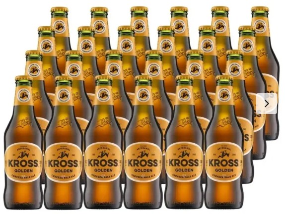 CERVEZA KROSS GOLDEN 330CC PACKx24