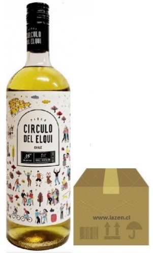 PISCO CIRCULO DEL ELQUI 35° 1000CC CAJAx6