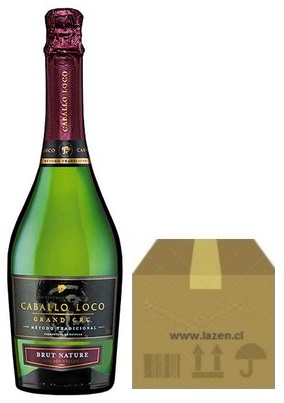 ESPUMANTE CABALLO LOCO BRUT NATURE 750CC CAJAx6