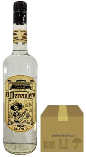 TEQUILA EL MERENDERO BLANCO 38° 1000CC CAJAx12