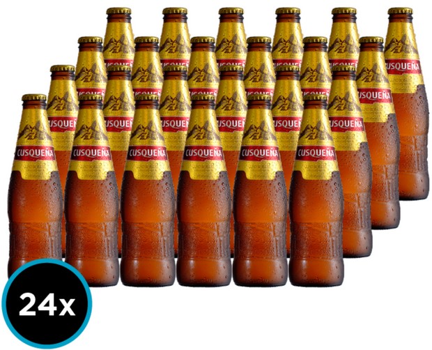 CERVEZA CUSQUEÑA RUBIA 330CC PACKx24