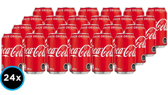 COCA COLA LATA 350CC DISPLAYx24