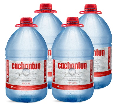 AGUA MINERAL CACHANTUN 5000CC S-GAS DISPLAYx4