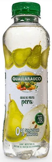 GUALLARAUCO AGUA DE PERA 500CC DISPLAYx12
