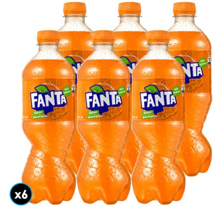 FANTA PET 591CC DISPLAYx6