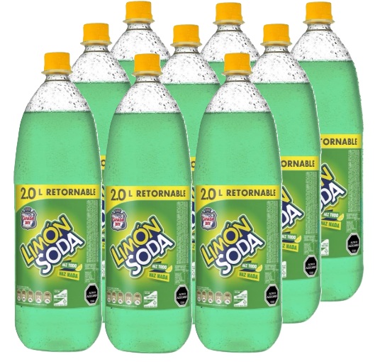 LIMON SODA 2000CC RET CAJAx9