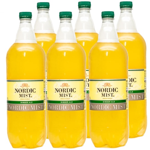 NORDIC GINGER ALE PET 1500CC DISPLAYx6