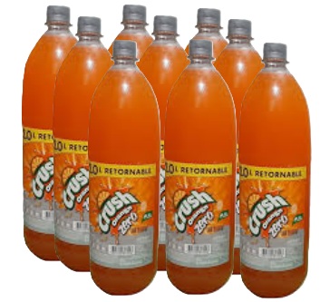 ORANGE CRUSH ZERO 2000CC RET DISPLAYx9