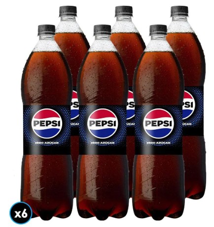 PEPSI ZERO PET 1500CC DISPLAYx6