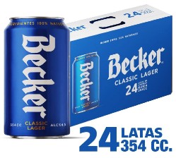 CERVEZA BECKER LATA 354CC PACKx24