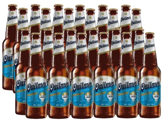 CERVEZA QUILMES C/A LONG NECK BOT 340CC PACKx24