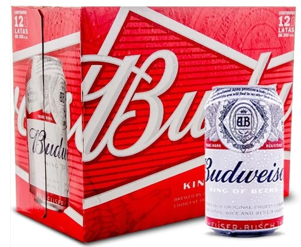 BUDWEISER LATA  355CC PACKx12
