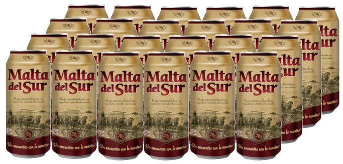 CERVEZA MALTA DEL SUR 473CC PACKx24