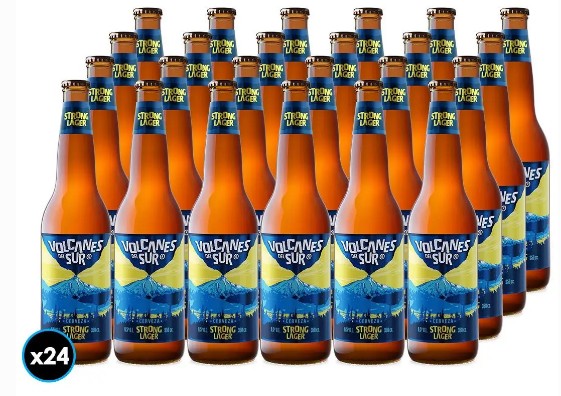 CERVEZA VOLCANES DEL SUR STRONGLAGER 350CC PACKx24