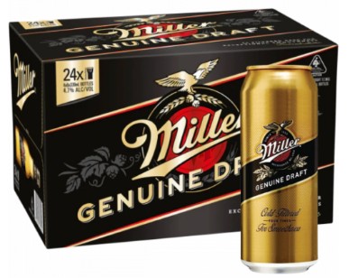 CERVEZA MILLER LATA 473CC PACKx24