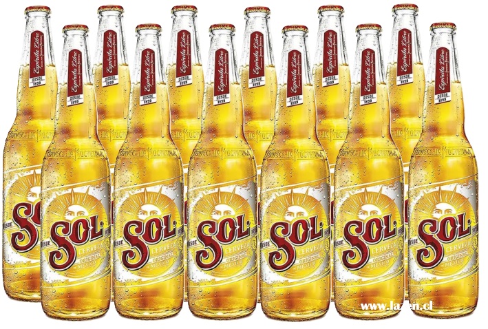 CERVEZA SOL 710CC BOT 4.5º PACKx12