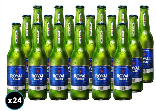 CERVEZA ROYAL CERO ALCOHOL 355CC PACKx24