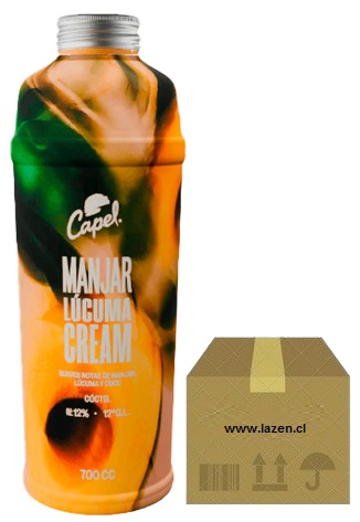 CAPEL MANJAR LUCUMA CREAM 12° 700CC CAJAx12