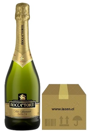 ESPUMANTE DOLCE ROCCA DEI FORTI DOLCE 750CC CAJAx6