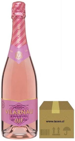 ESPUMANTE VILARNAU ROSADO ORGANICO ZERO 750CC CAJAx6