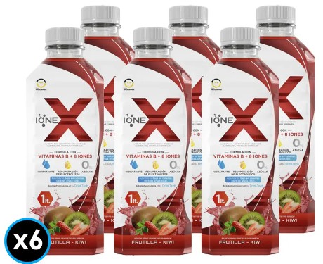 IONEX FRUTILLA KIWI 1000CC PACKx6