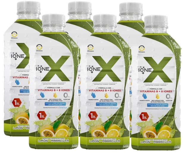 IONEX LIMON MARACUYA 1000CC PACKx6