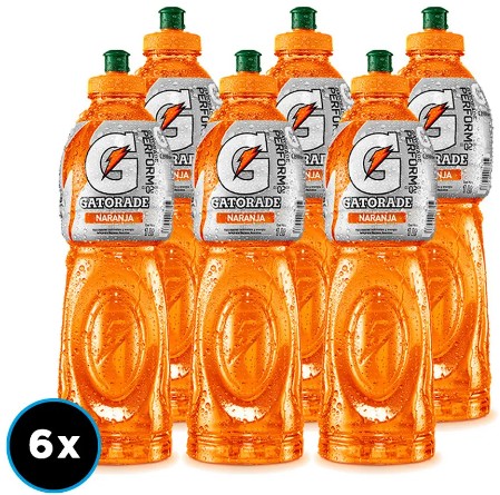 GATORADE NARANJA 1000CC C-PITUTO PACKx6