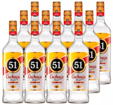 CACHACA 51 1000CC 40GL CAJAx12
