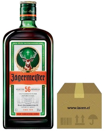JAGERMEISTER 56 HIERBAS 700CC 35° CAJAx6