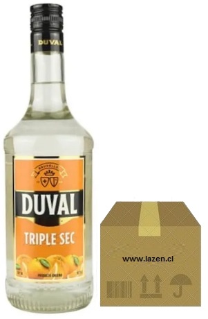TRIPLE SEC DUVAL 750CC 34° CAJAx12