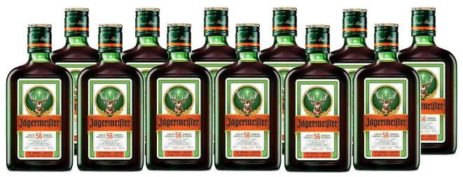 JAGERMEISTER PETACA 200CC CAJAx12