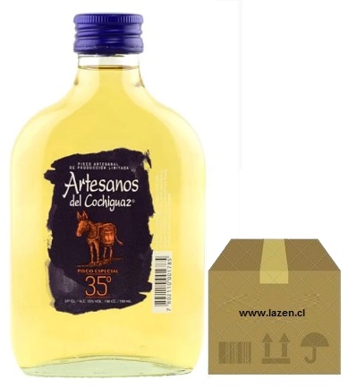 PISCO ARTESANOS 35° 190CC CAJAx12