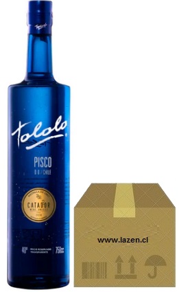 PISCO TOLOLO TRANSPARENTE 40º 750CC CAJAx6