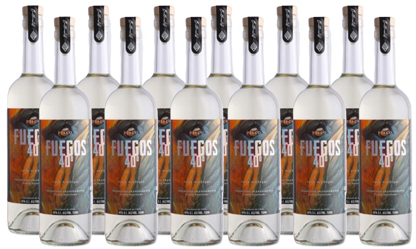 PISCO FUEGOS ED ESPECIAL BULMASTIFF 40° 750CC CAJAx12