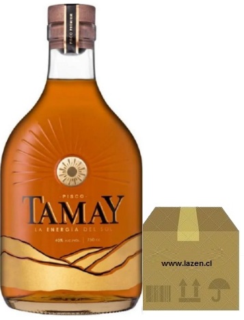 PISCO TAMAY RESERVADO 40° 750CC CAJAx6