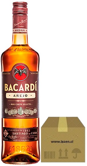 RON BACARDI AÑEJO 750CC CAJAx12
