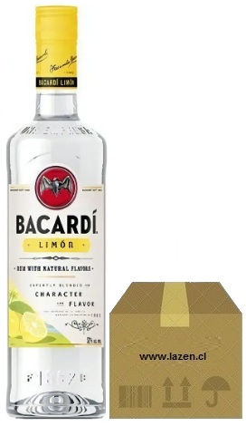 RON BACARDI LIMON 750CC 35GL CAJAx12