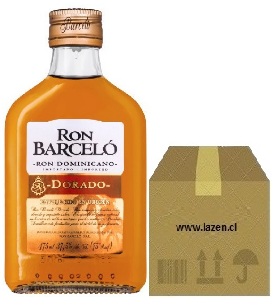 PETACA RON BARCELO 40° 175CC CAJAx24