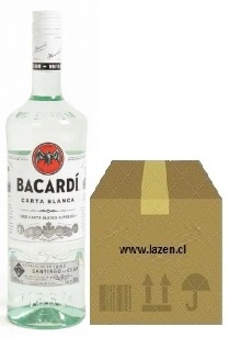 RON BACARDI CARTA BLANCA 40° 980CC CAJAx12