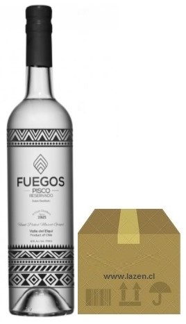 [Pisco] PISCO FUEGOS TRANSPARENTE 2D 40° 750CC CAJAx12