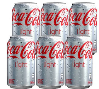 [Bebida] COCA COLA LIGHT LATA 350CC PACKx6