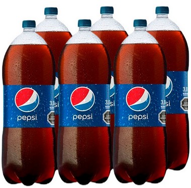 [Bebida] PEPSI PET 3000CC DISPLAYx6