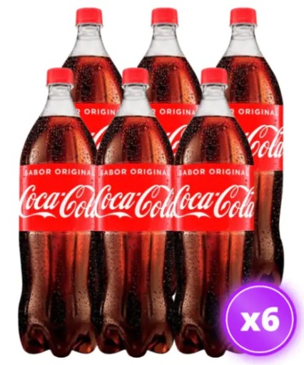 [Bebidas] COCA COLA PET 2000CC DISPLAYx6