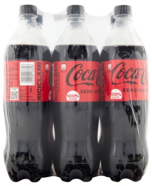 [Bebidas] COCA COLA ZERO PET 1000CC DISPLAYx6