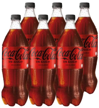 [Bebidas] COCA COLA ZERO PET 1500CC DISPLAYx6