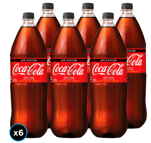 [Bebida] COCA COLA ZERO 3000CC RET CAJAx6