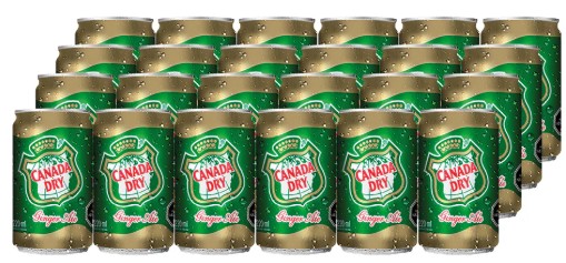 [Bebida] GINGER ALE MINI LATA 220CC CAJAx24