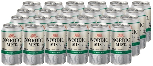 [Bebidas] NORDIC MIST GINGER ALE LATA 350CC CAJAx24