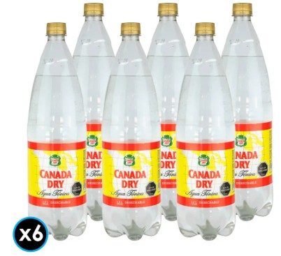 [Bebida] AGUA TONICA CANADA DRY PET 1500CC DISPLAYx6