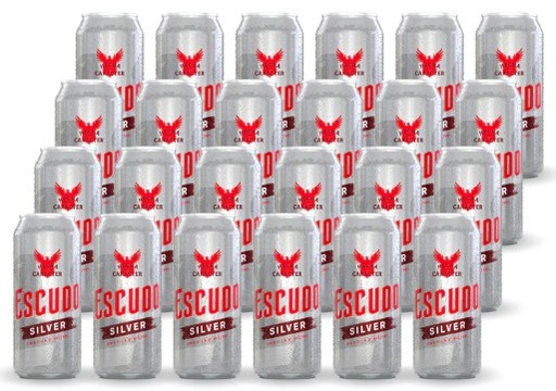 [Cerveza] CERVEZA ESCUDO SILVER LATA 710CC PACKx24